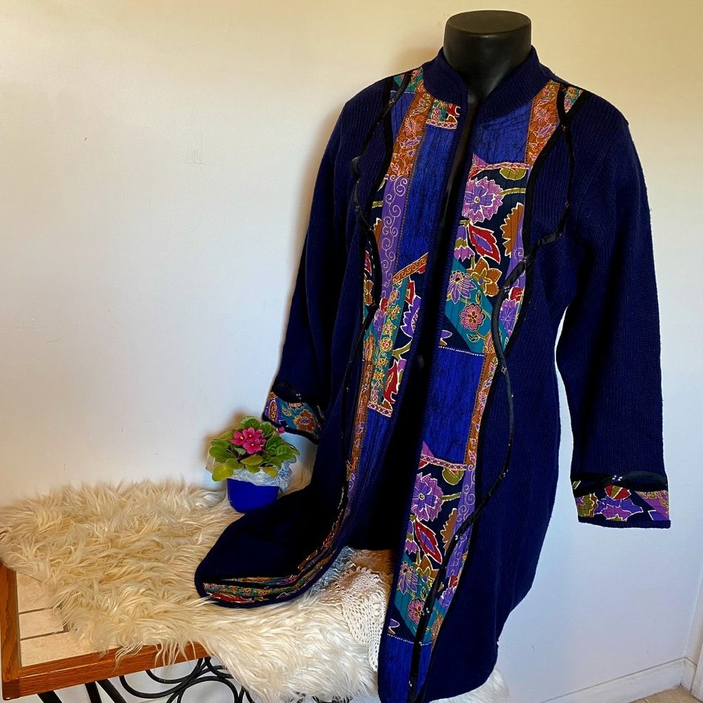 Koos Of Course Vintage Boho Sweater Cardigan